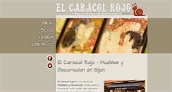 Desktop Screenshot of elcaracolrojo.es